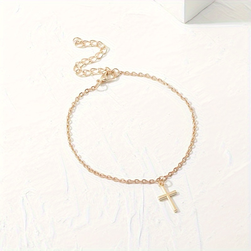 Bohemian Style Golden Alloy Cross Bracelets